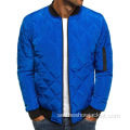 Högkvalitativa Quilted Bomber Jacket Mens